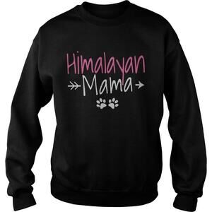 Himalayan Cat Best Cat Mom Gifts Himalayan Mama Sweatshirt